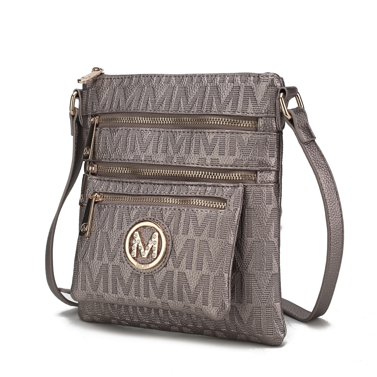 Picture of MKF Collection by Mia K. MKF-PU7762PW Jessy M Signature Crossbody Bag