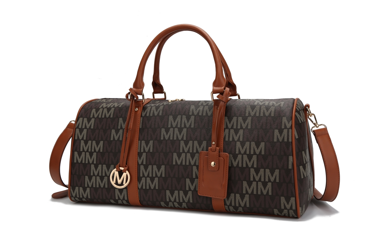 MKF-MU6407BR Jovani Duffle & Weekender Bag, Brown -  MKF Collection by Mia K.