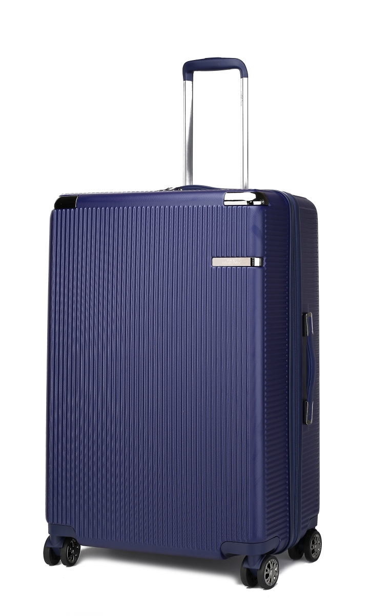 MKF-HR100NV-XL 26.5 in. Tulum Check-in Spinner with TSA Security Lock, Navy - Extra Large -  MKF Collection by Mia K.