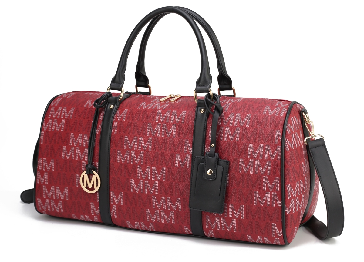 MKF-MU6407BRG Jovani Duffle & Weekender Bag, Brown -  MKF Collection by Mia K.