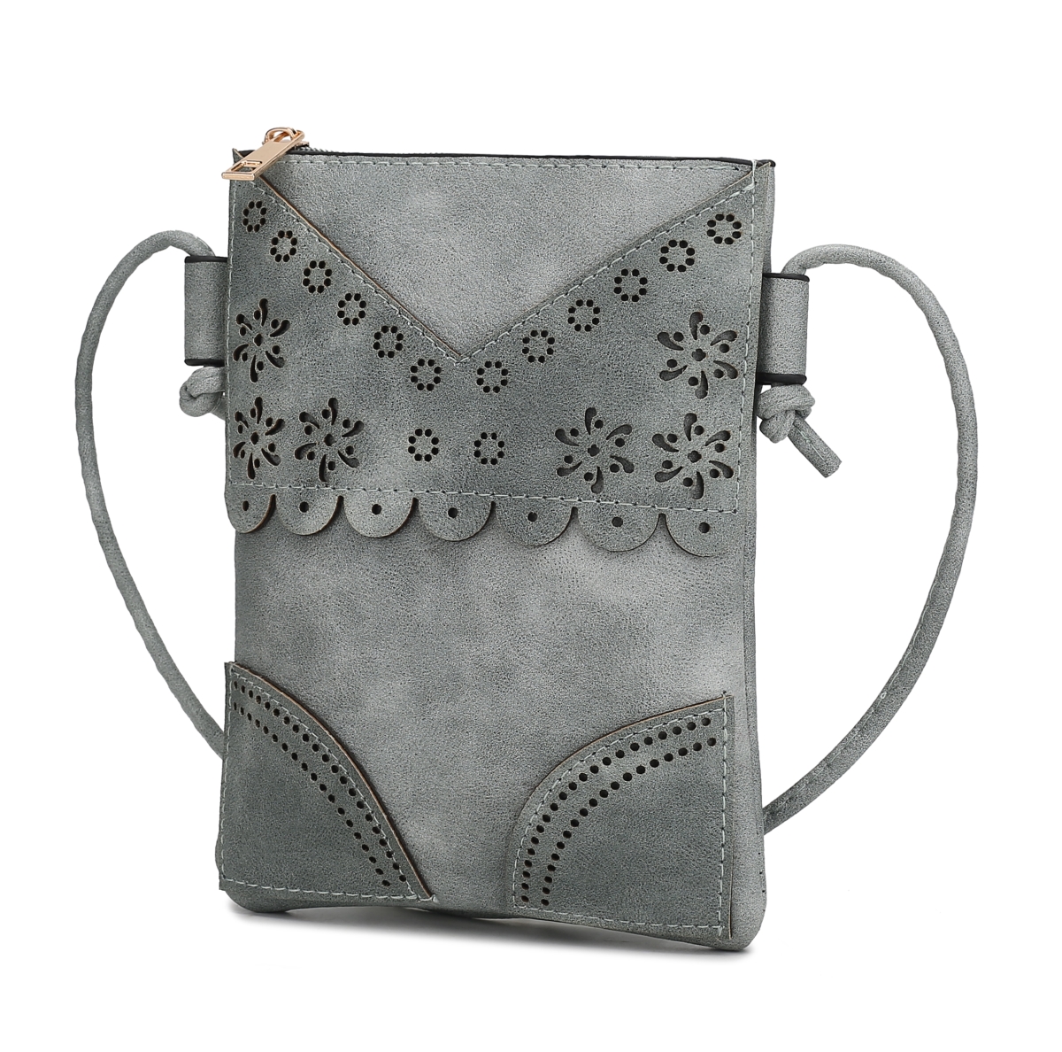Picture of MKF Collection by Mia K. MKF-HG201BLU Amentia Crossbody Bag