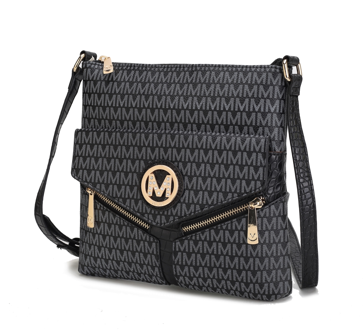 Picture of MKF Collection by Mia K. MKF-UM5526BK Cecilia Crossbody Bag