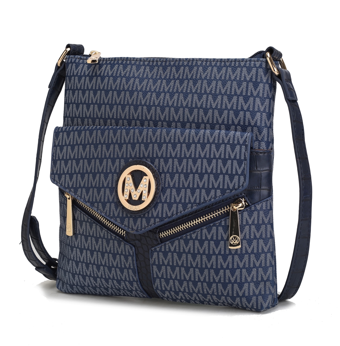 Picture of MKF Collection by Mia K. MKF-UM5526NV Cecilia Crossbody Bag