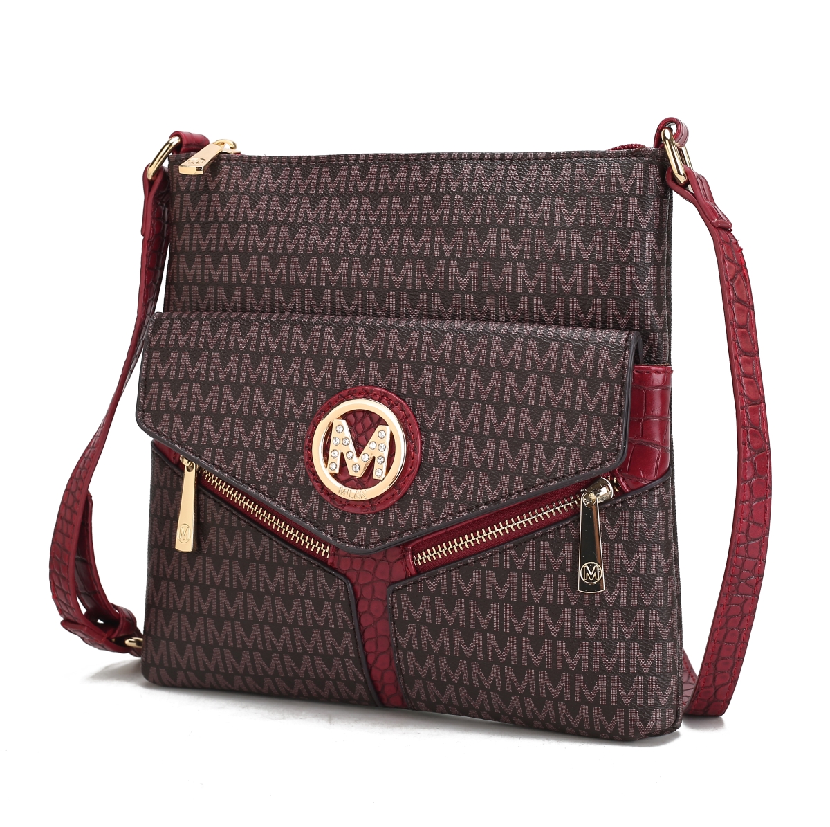 Picture of MKF Collection by Mia K. MKF-UM5526RD Cecilia Crossbody Bag