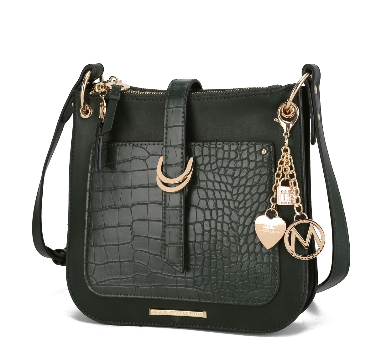 Picture of MKF Collection by Mia K. MKF-N-X533FGRN Kiltienne Crossbody Bag