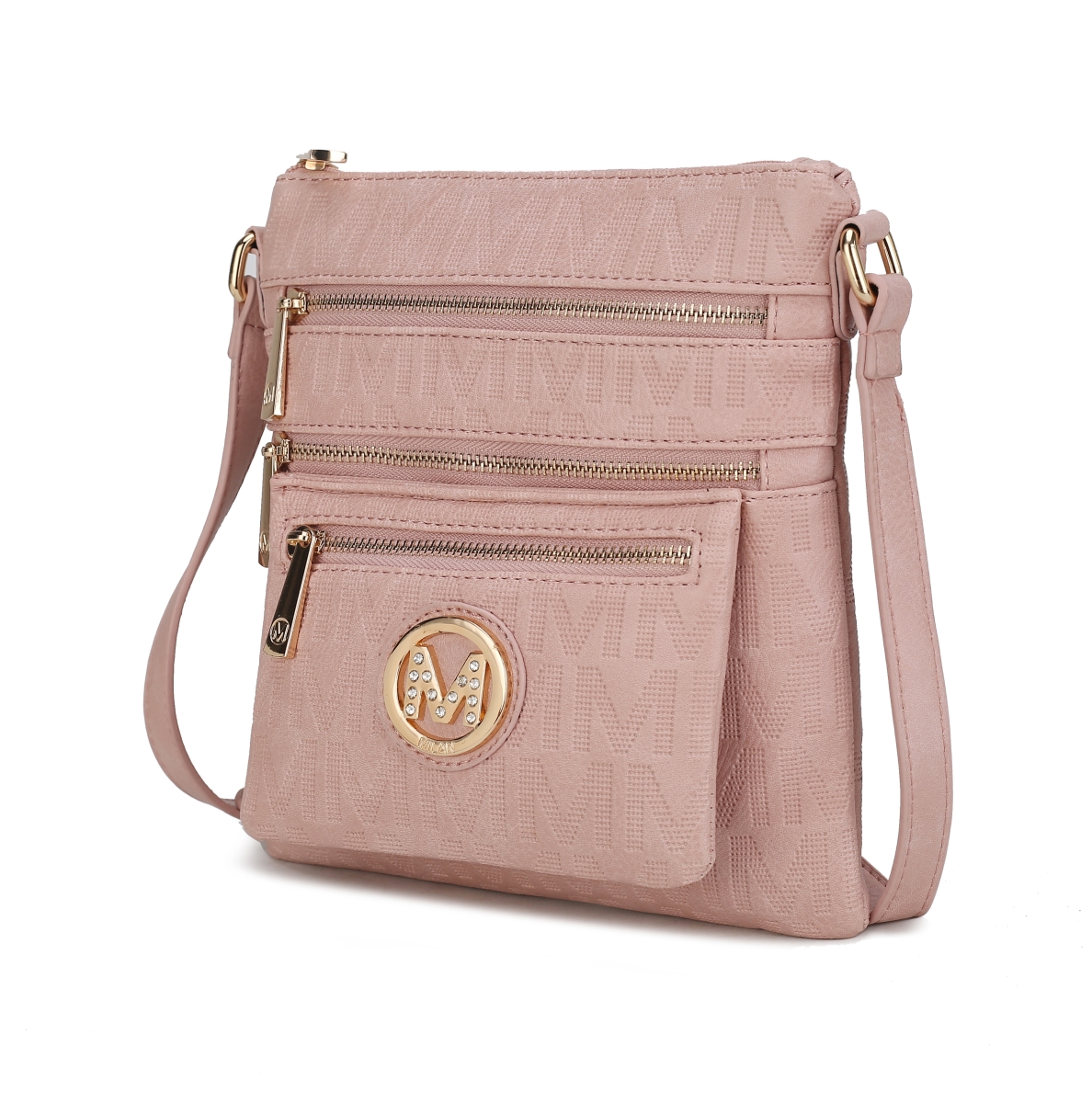 Picture of MKF Collection by Mia K. MKF-PU7762RPK Jessy M Signature Crossbody Bag