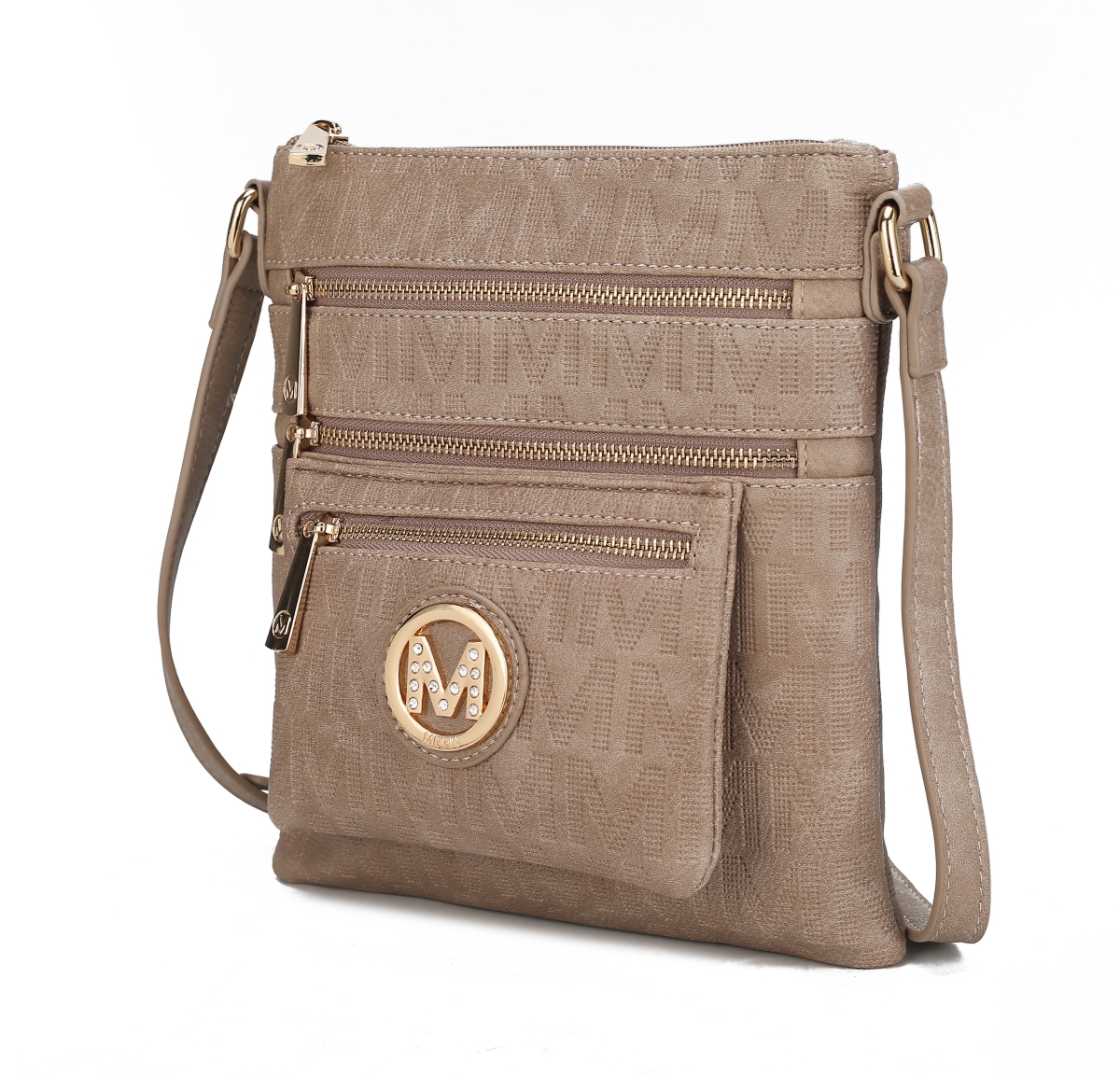 Picture of MKF Collection by Mia K. MKF-PU7762TP Jessy M Signature Crossbody Bag