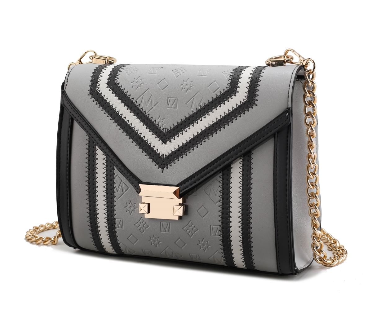 Picture of MKF Collection by Mia K. MKF-X530LGRY Esther Crossbody Bag