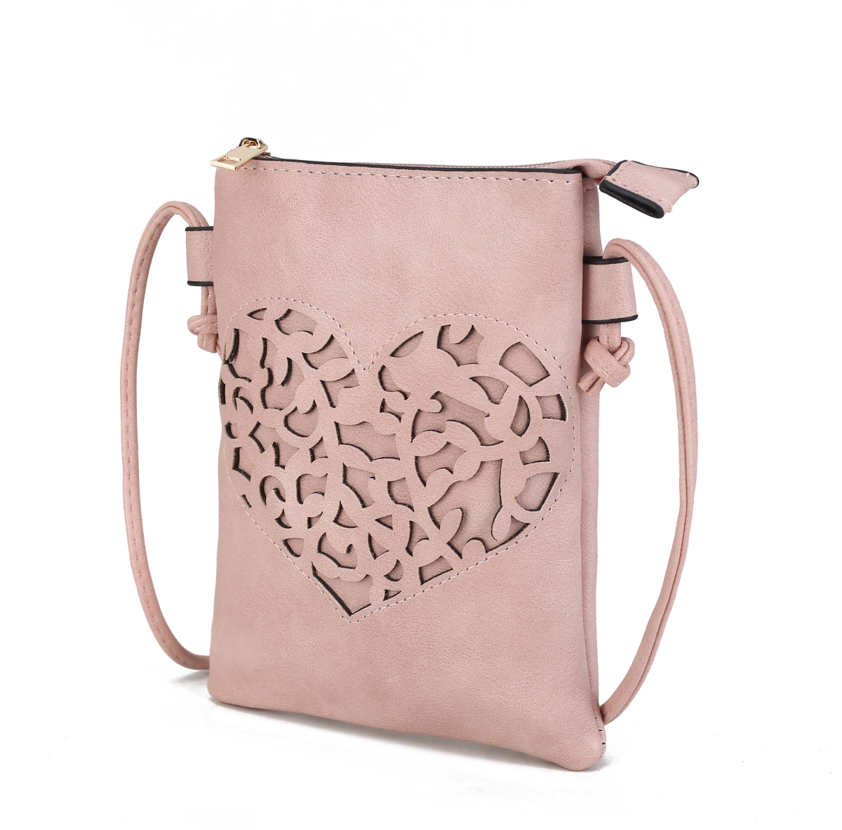 Picture of MKF Collection by Mia K. MKF-HG173PK Heartly Crossbody Bag