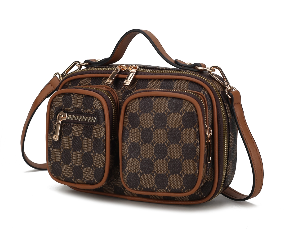 Picture of MKF Collection by Mia K MKF-2690CA Jolene Crossbody Bag, Camel
