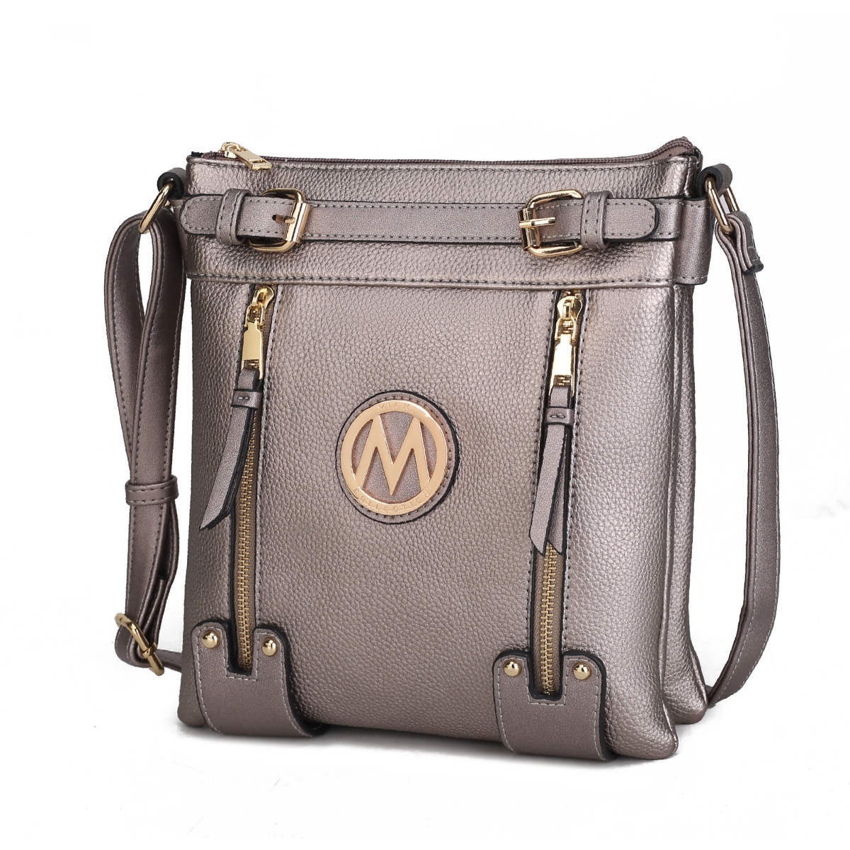 Picture of MKF Collection MKF-L137PW  Lilian Crossbody Bag by Mia k