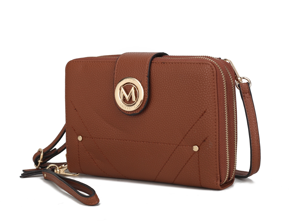 Picture of MKF Collection MKF-WOS100COG Sage Cell-phone - Wallet Crossbody Bag with Optional Wristlet by Mia K.