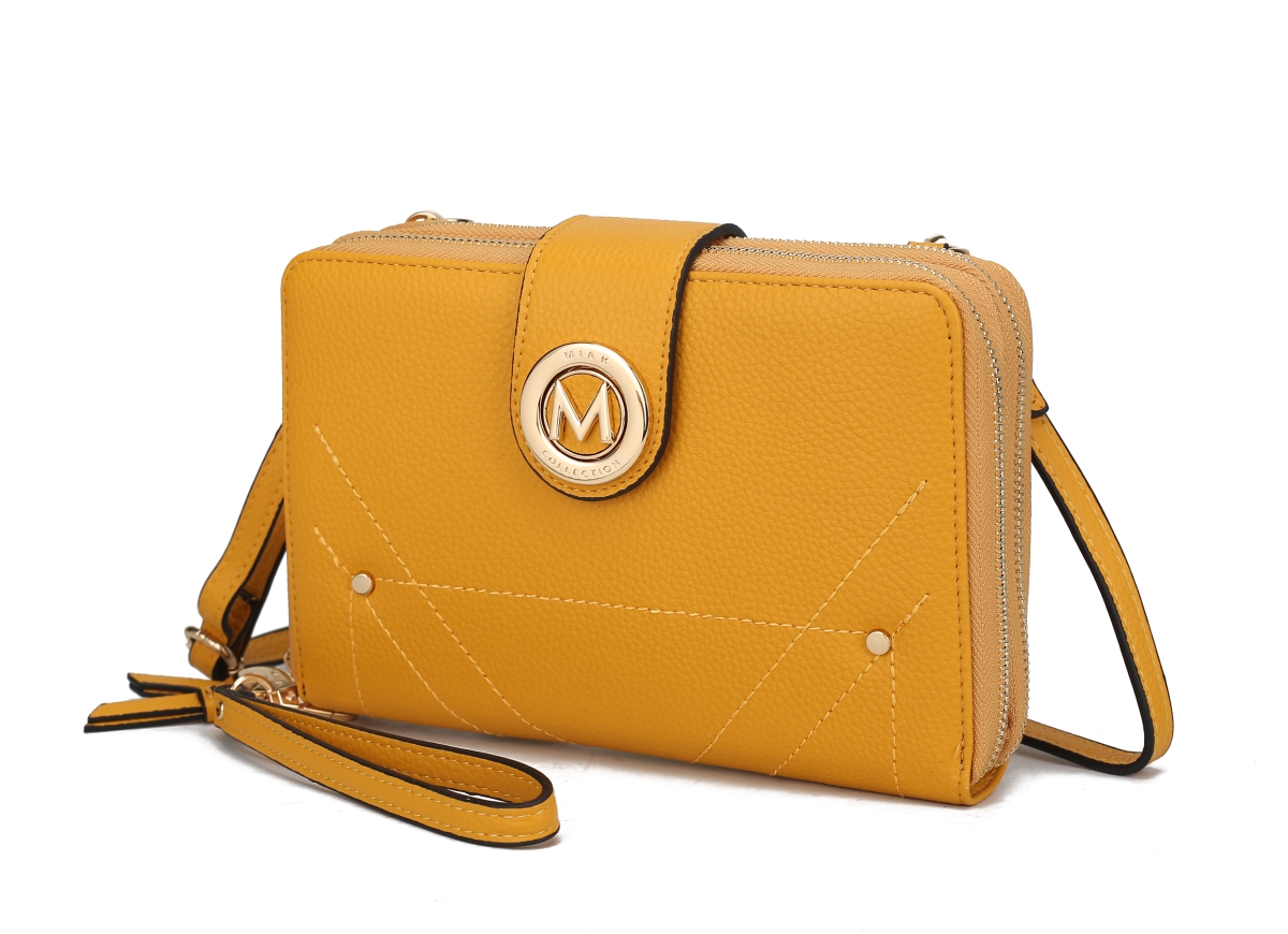 Picture of MKF Collection MKF-WOS100MS Sage Cell-phone - Wallet Crossbody Bag with Optional Wristlet by Mia K.
