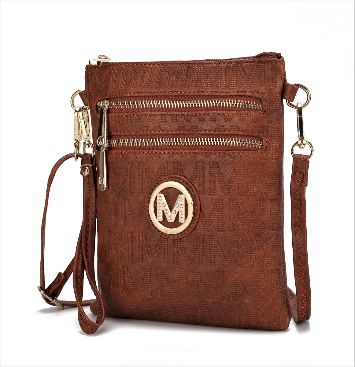Picture of MKF Collection by Mia K. MKF-PU7793CA Andrea Milan M Signature Crossbody