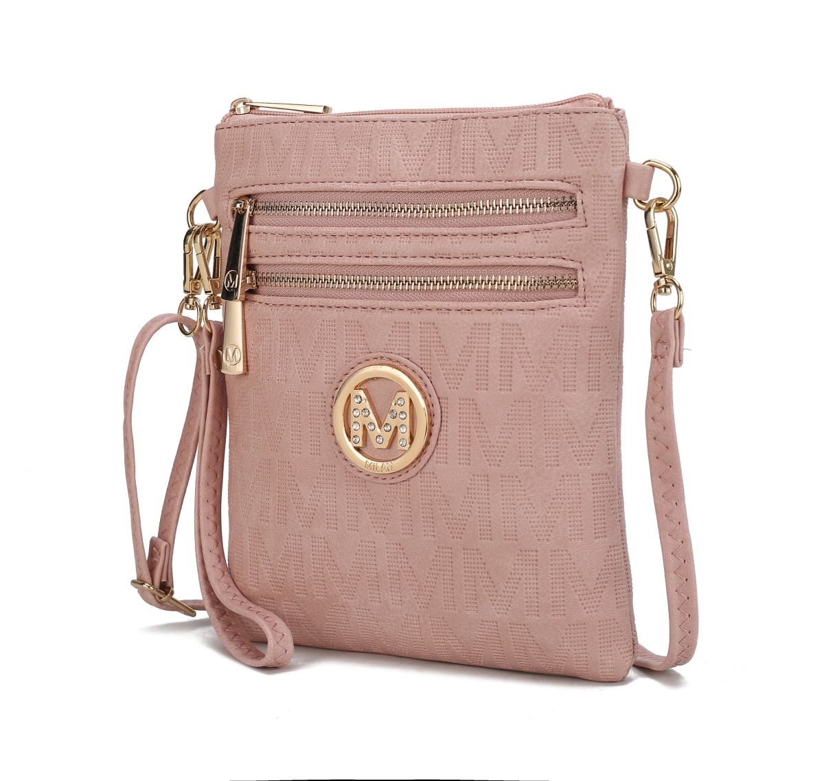 Picture of MKF Collection by Mia K. MKF-PU7793RPK Andrea Milan M Signature Crossbody