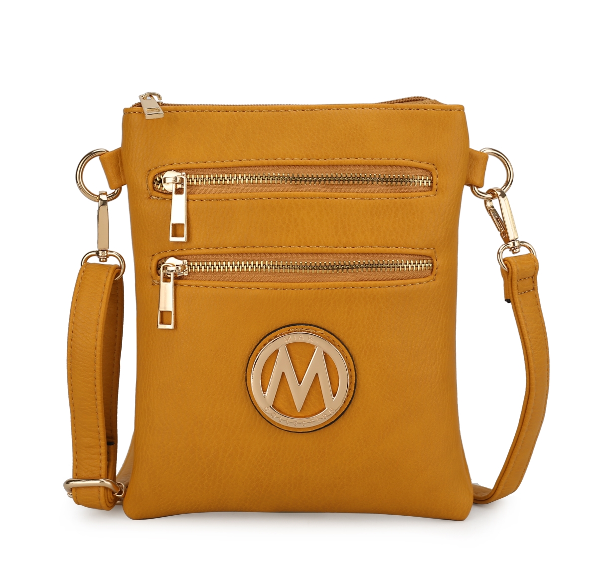 Picture of MKF Collection MKF-M102YL Medina Vegan Leather WomenÆs Crossbody Bag by Mia K. 