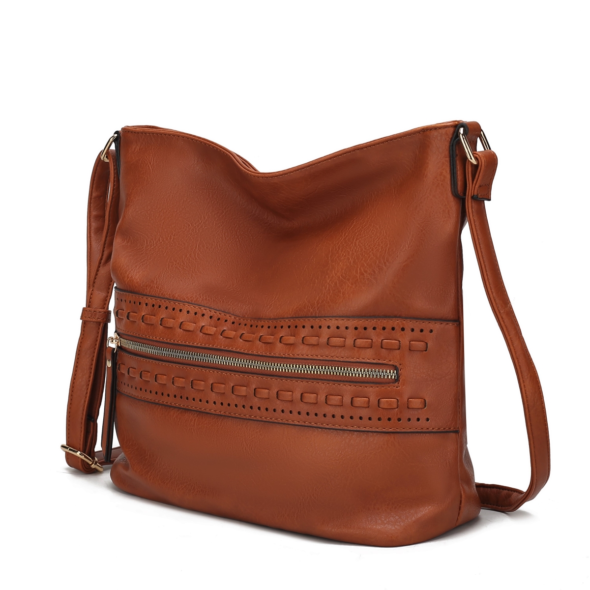 Picture of MKF Collection by Mia K. MKF-2750BR Jazmin Crossbody