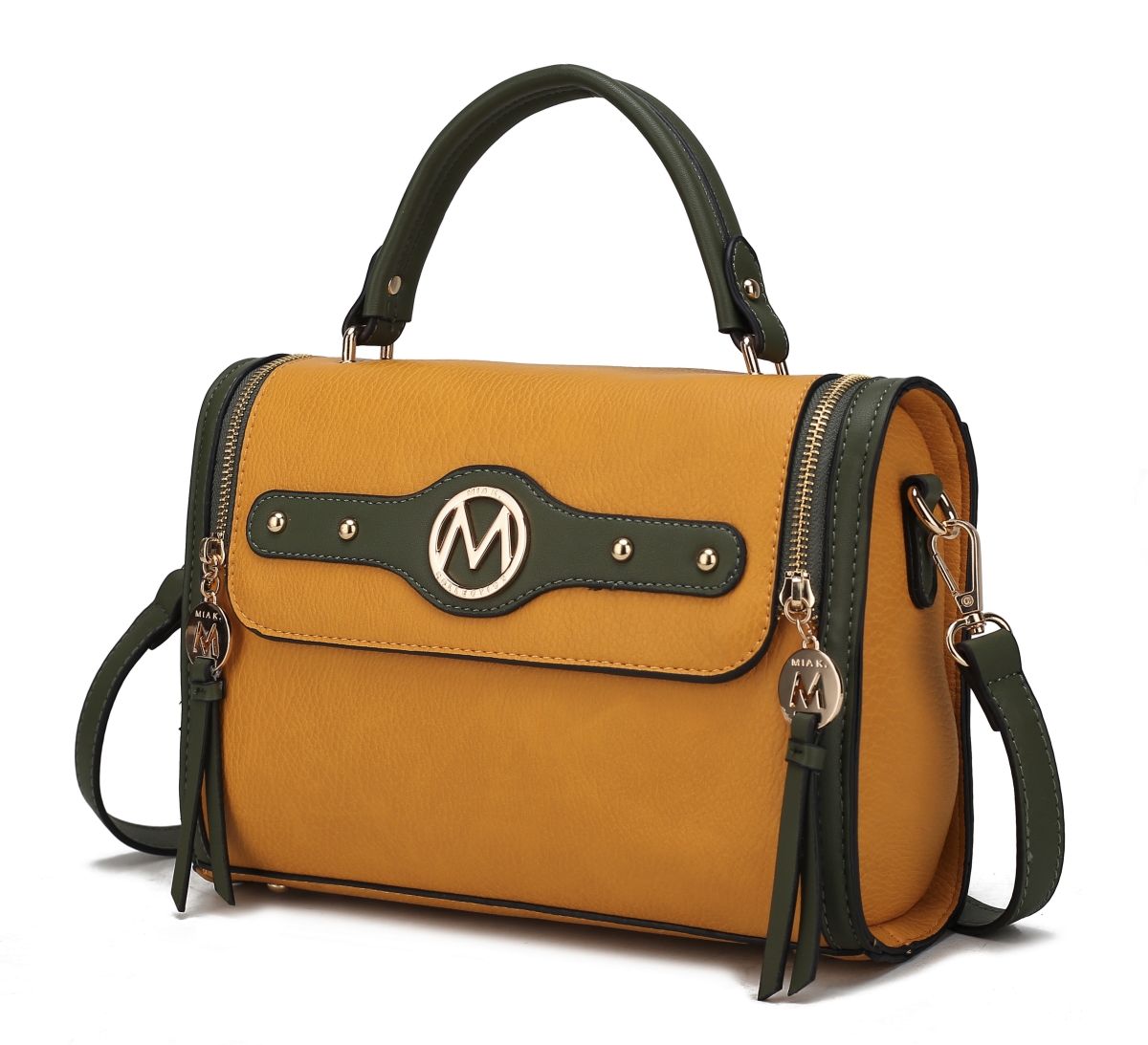Picture of MKF Collection by Mia K. MKF-CB-X735MS Sabrina Color Block Shoulder Bag