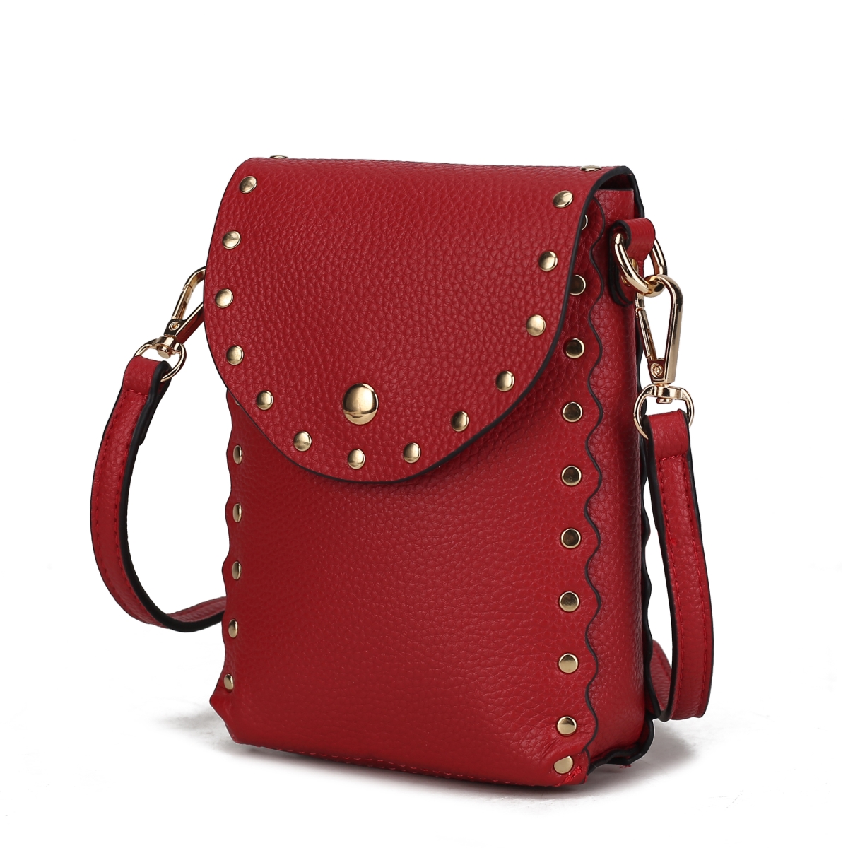 Picture of MKF Collection by Mia K. MKF-87411RD Filomena Vegan Leather Womens Crossbody