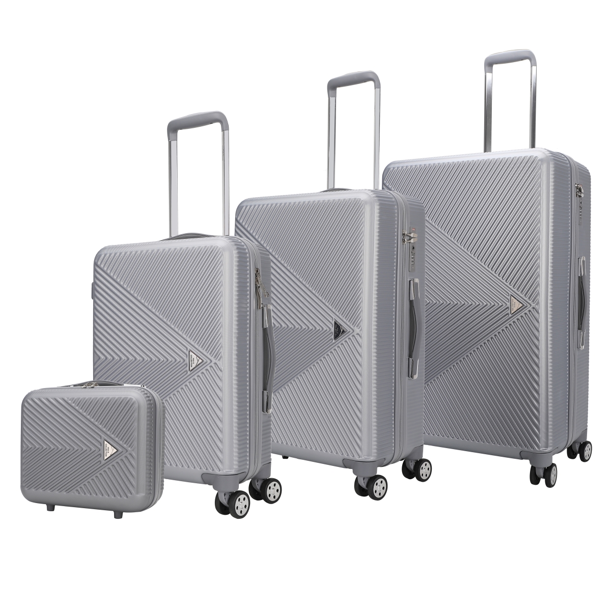 Picture of MKF Collection by Mia K. MKF-F204SL-4 Felicity Luggage Set by Mia K- 4-piece set