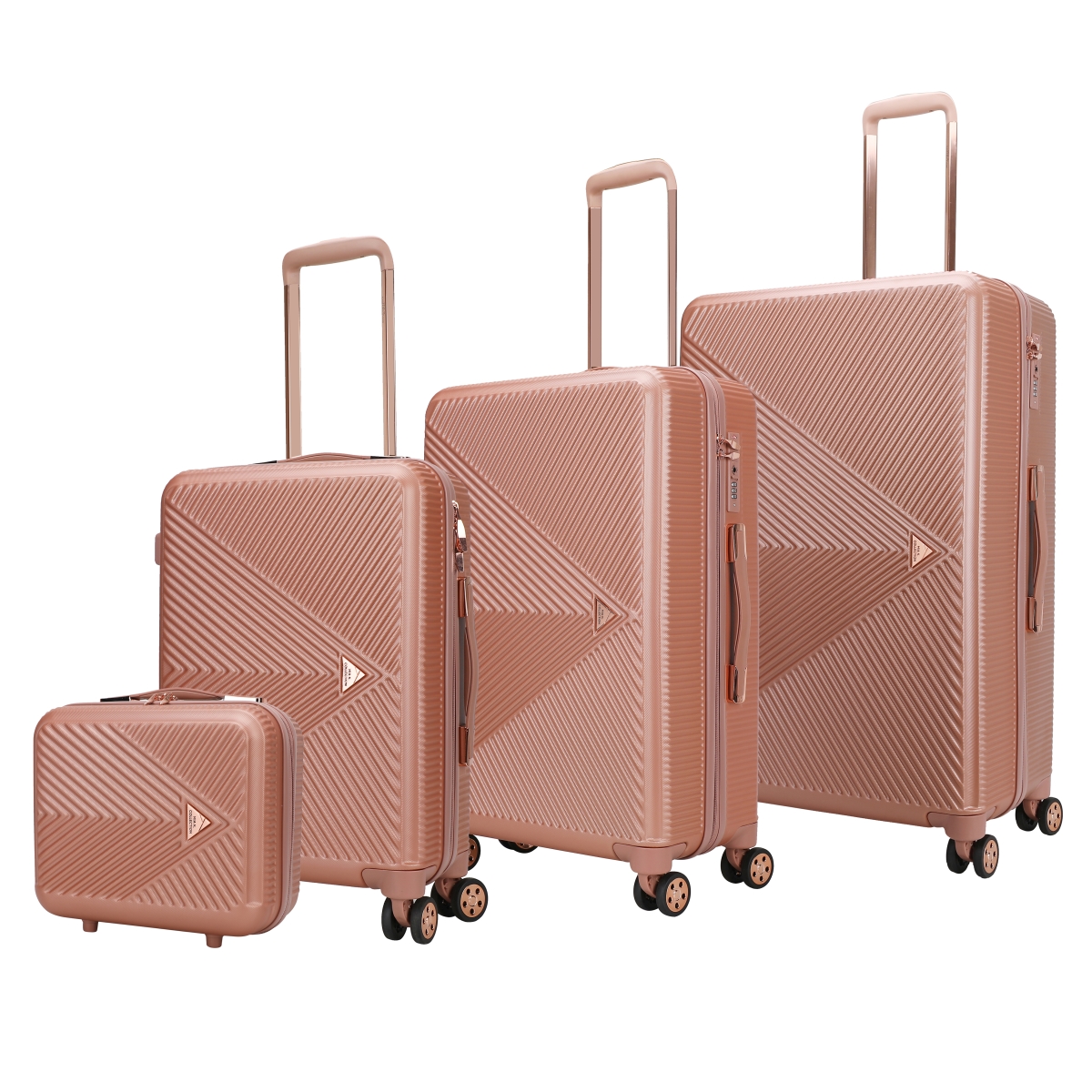 Picture of MKF Collection by Mia K. MKF-F204RGL-4 Felicity Luggage Set by Mia K- 4-piece set