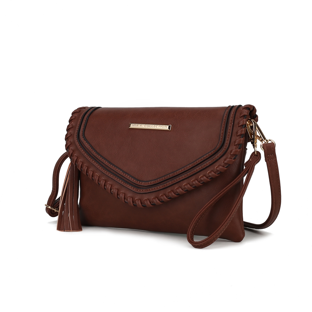 Picture of MKF Collection by Mia K. MKF-L171COF Remi Vegan Leather Womens Shoulder Handbag
