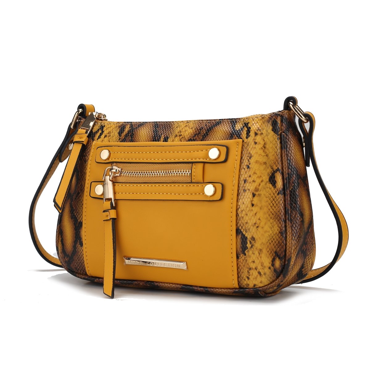 MKF-SNK-X418MS Essie Snake Embossed Vegan Leather Women's Crossbody Handbag -  MKF Collection by Mia K.