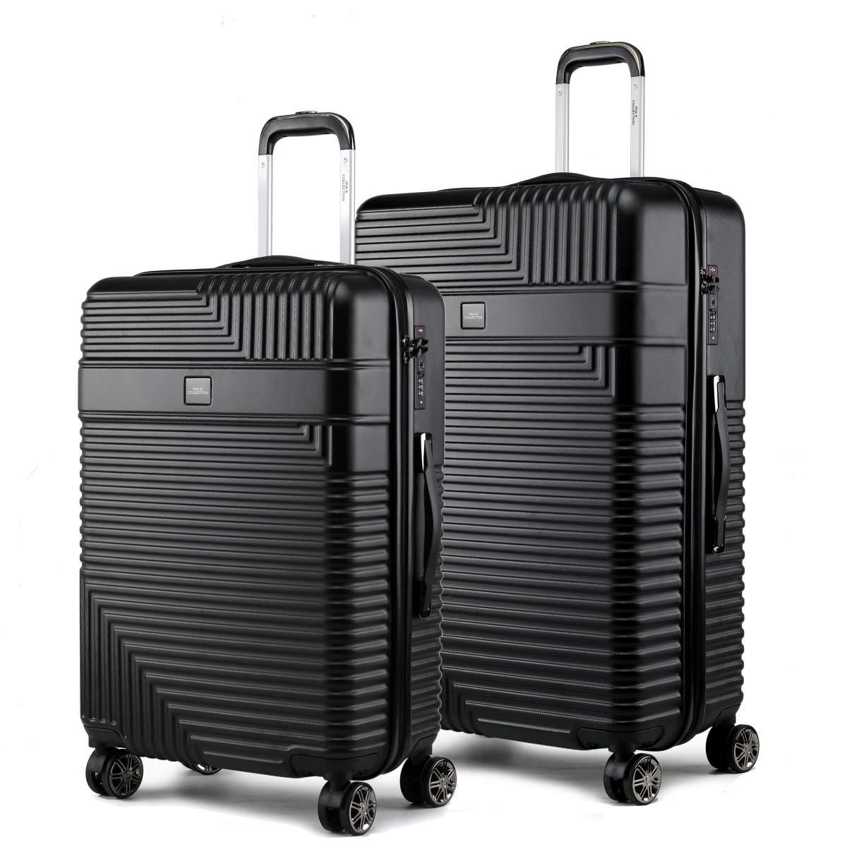 Picture of MKF Collection by Mia K. MKF-F222BK-L-XL Mykonos Luggage Set-Extra Large and Large - 2 pieces