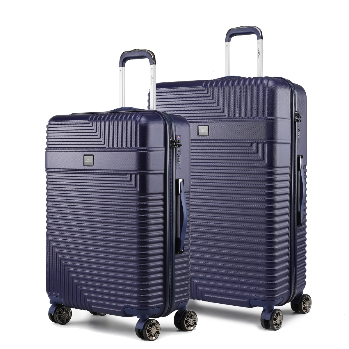 Picture of MKF Collection by Mia K. MKF-F222NV-L-XL Mykonos Luggage Set-Extra Large and Large - 2 pieces