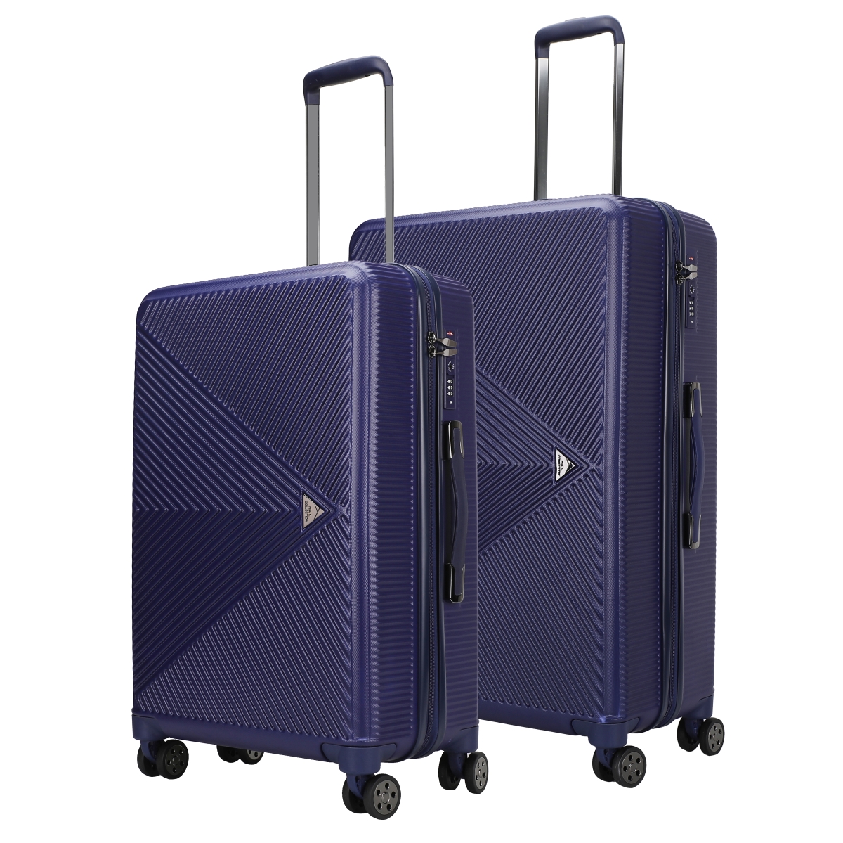 Picture of MKF Collection by Mia K. MKF-F204NV-L-XL Felicity Luggage Set Extra Large and Large - 2 pieces