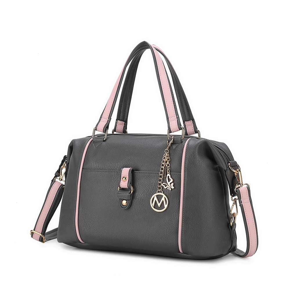 MKF-X416CRC-PK Opal Lightweight Satchel Bag -  MKF Collection by Mia K.