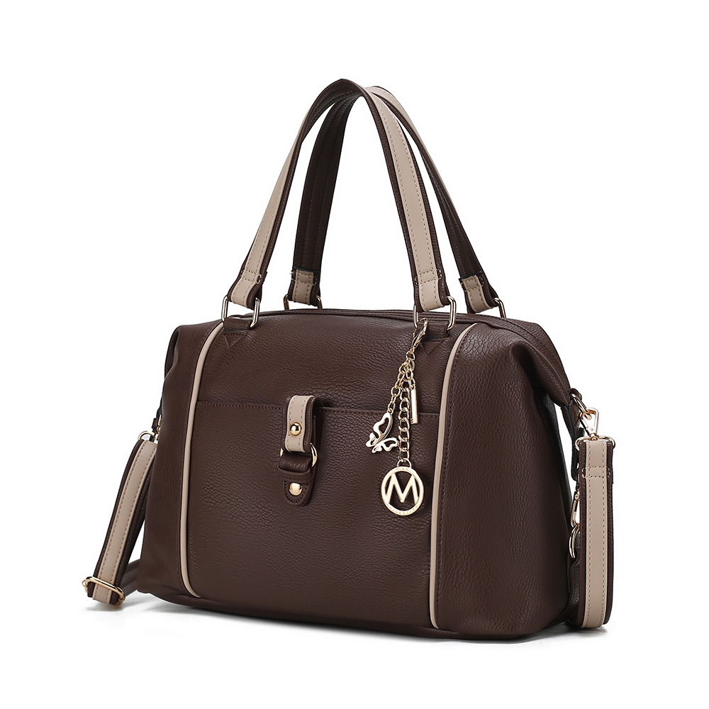 MKF-X416COF-TP Opal Lightweight Satchel Bag -  MKF Collection by Mia K.