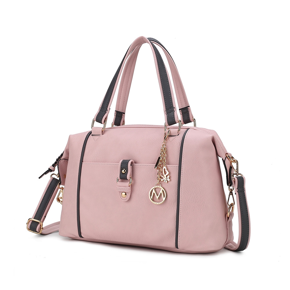 MKF-X416PK-CRC Opal Lightweight Satchel Bag -  MKF Collection by Mia K.