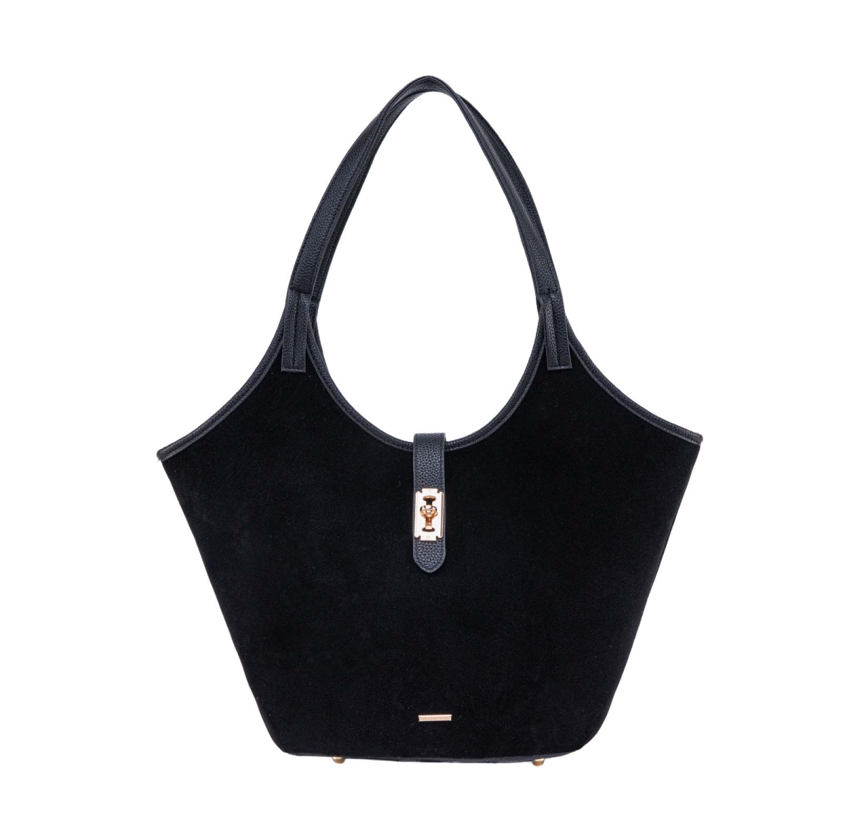 JMR-J107BK JOMOR by Mia Women's Joyce Hobo Bag Vegan Leather Handbag Tote Bag Purse