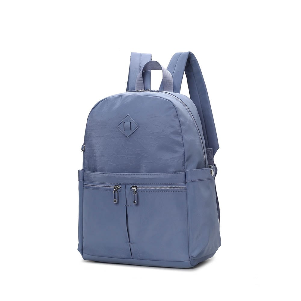 JMR-31159BGY Tatum Womens Backpack Vegan Leather Daypack Bag