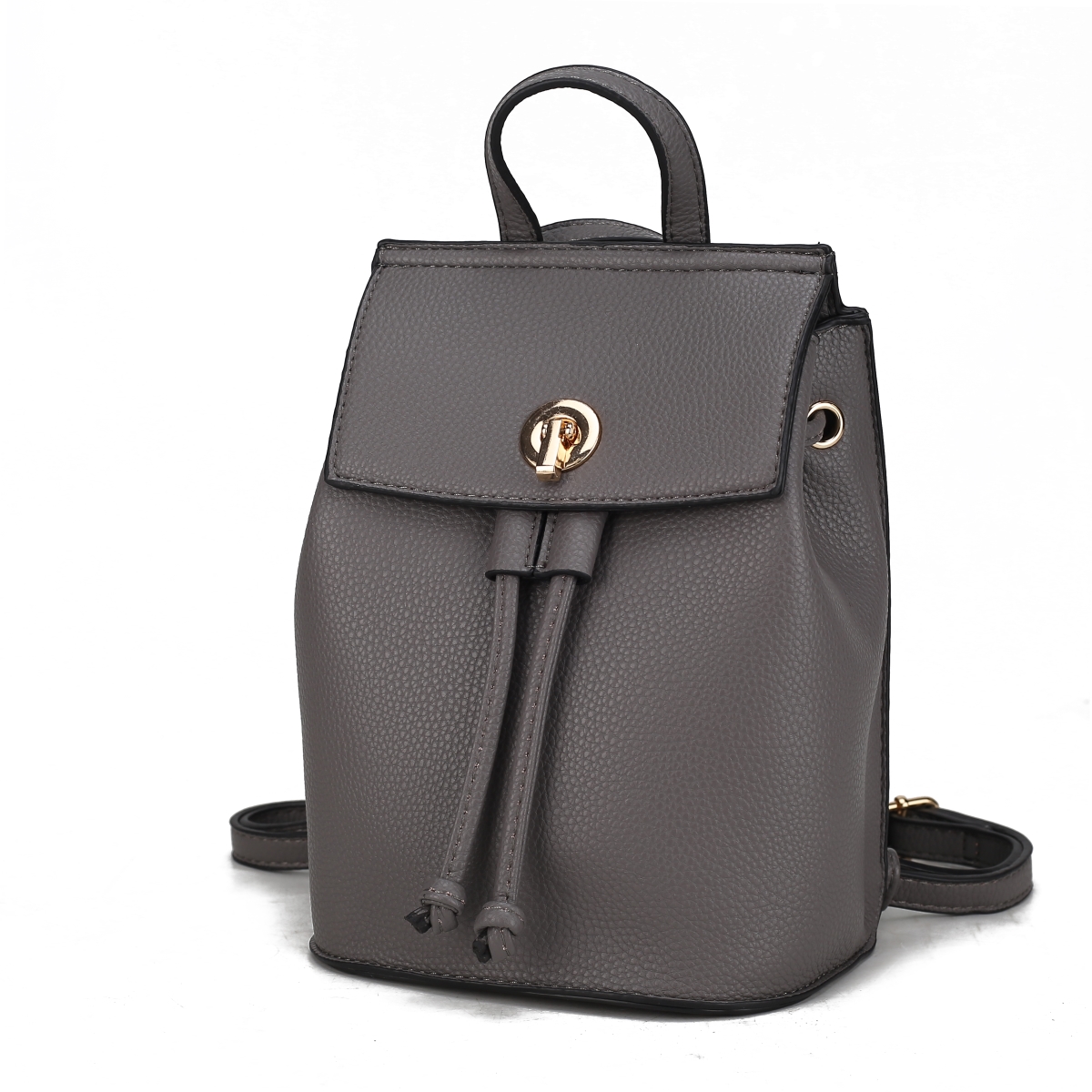 JMR-87646CGY Yolane Womens Backpack Vegan Leather Daypack Bag