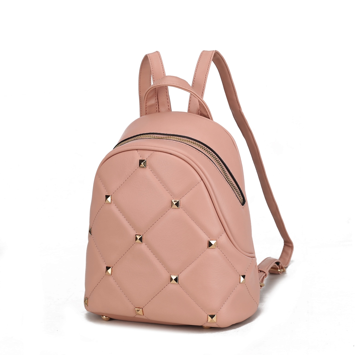 JMR-20251BLS Hayden Womens Backpack Vegan Leather Quilted Daypack