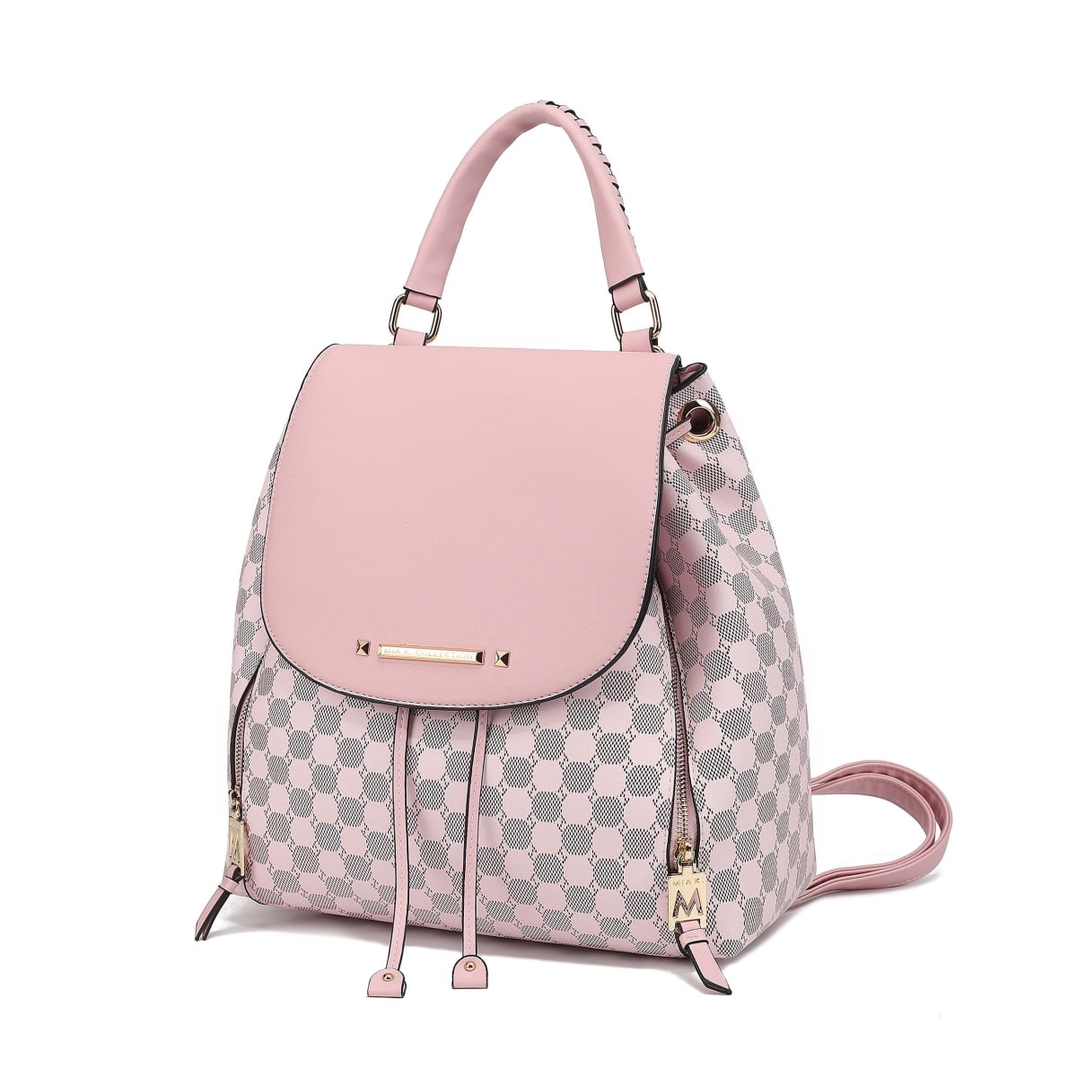 JMR-CP-X662PK Kimberly Womens Backpack Vegan Leather Daypack Bag