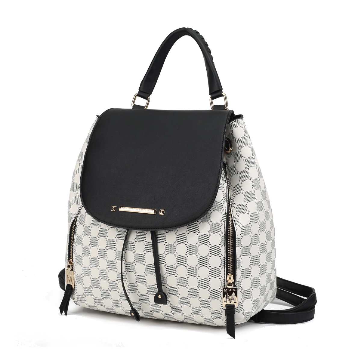 JMR-CP-X662BK Kimberly Womens Backpack Vegan Leather Daypack Bag