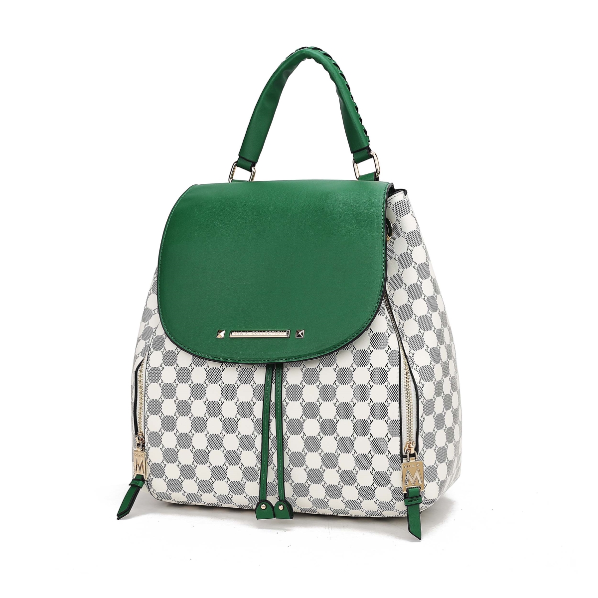 JMR-CP-X662GGN Kimberly Womens Backpack Vegan Leather Daypack Bag