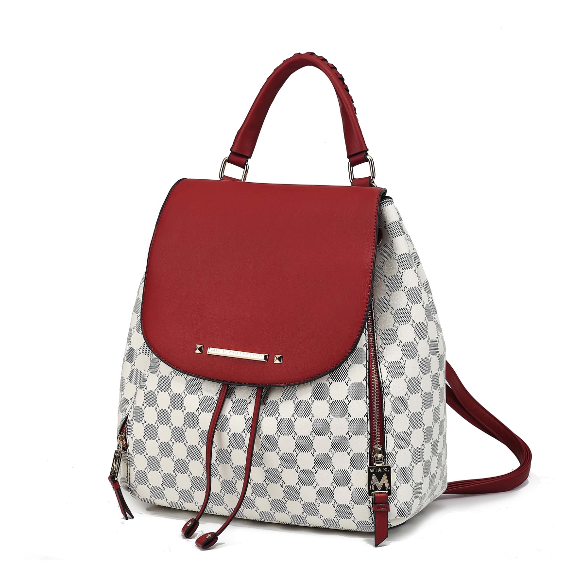 JMR-CP-X662RD Kimberly Womens Backpack Vegan Leather Daypack Bag