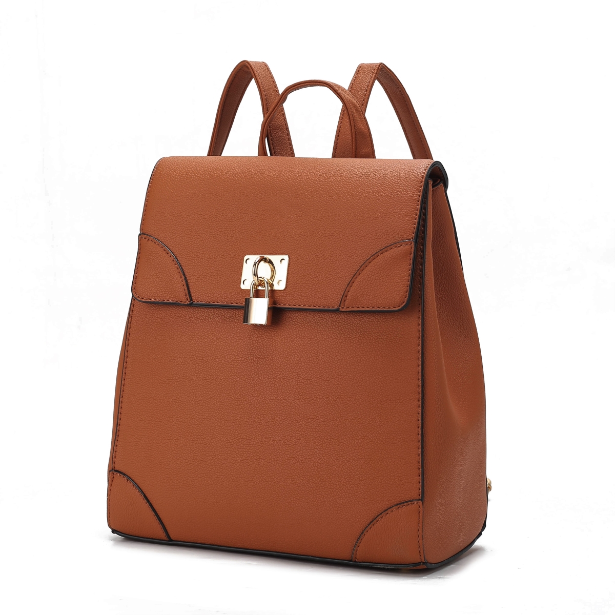 JMR-30582BR Sansa Womens Backpack Vegan Leather Daypack Bag