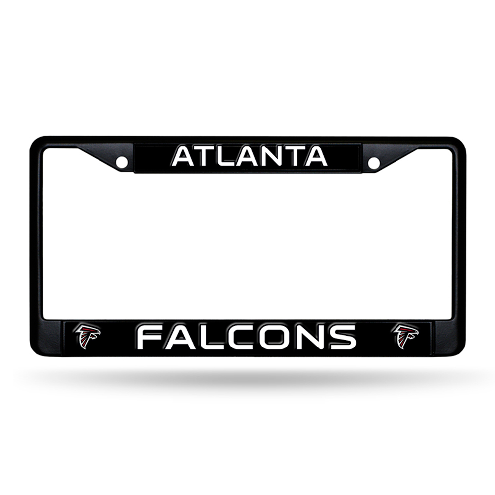 RIC-FBC2002-IFS Atlanta Falcons NFL Black License Plate Frame