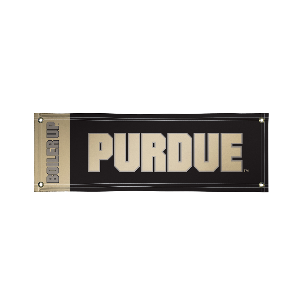Picture of Victory VIC-810022PUR-003-IFS Purdue Boilermakers NCAA Vinyl Banner&#44; 2 x 6 ft.