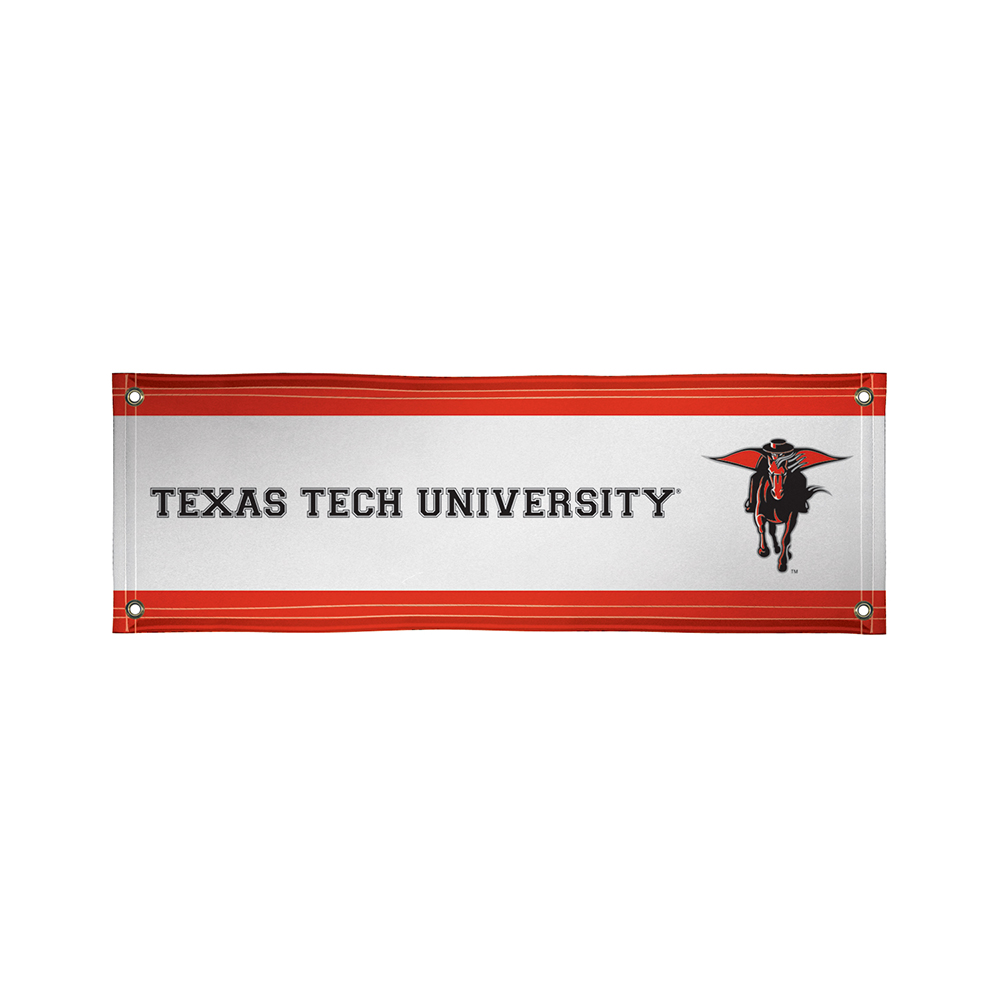 Picture of Victory VIC-810022TTU-001-IFS Texas Tech Red Raiders NCAA Vinyl Banner&#44; 2 x 6 ft.