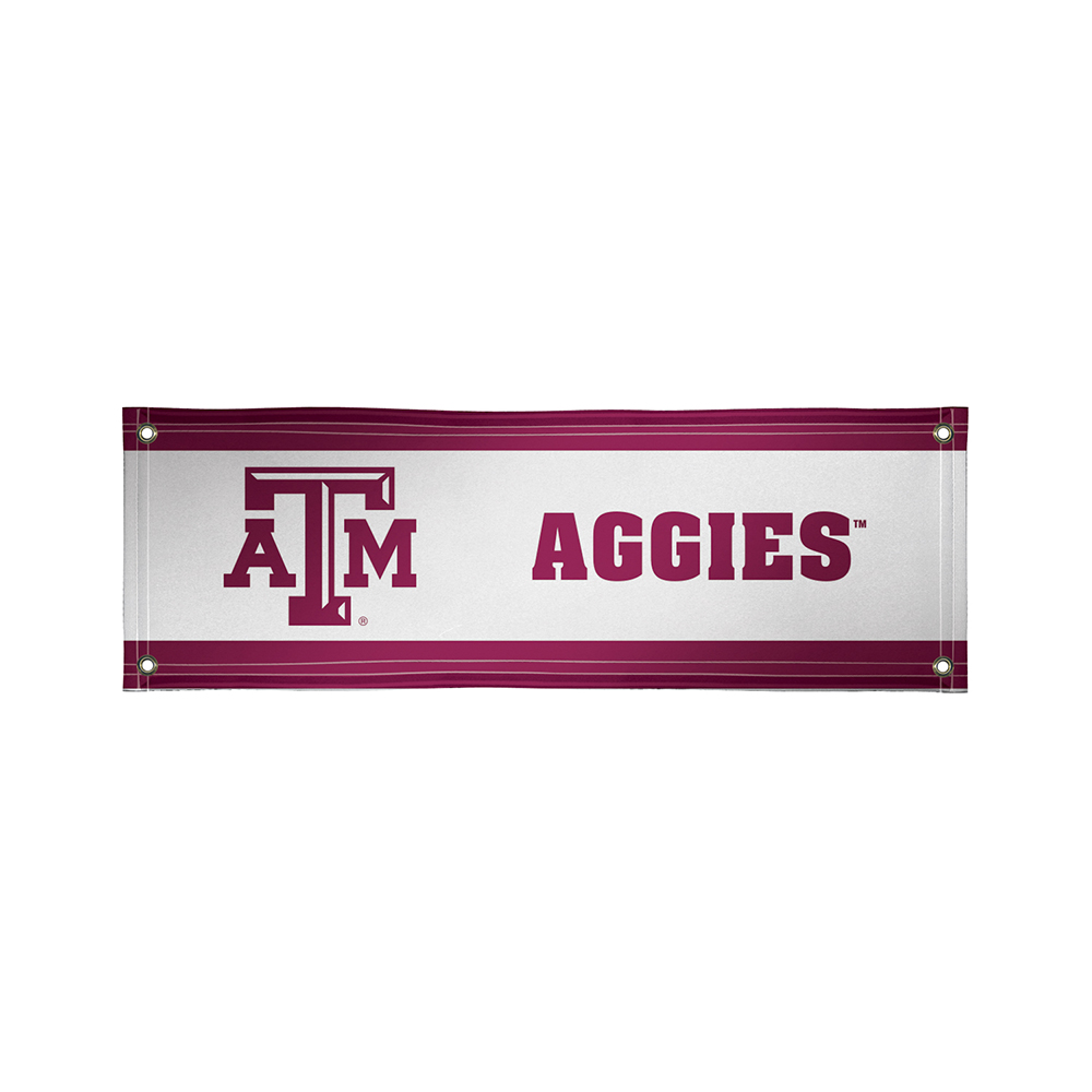 Picture of Victory VIC-810022TXAM-001-IFS Texas A&M Aggies NCAA Vinyl Banner&#44; 2 x 6 ft.