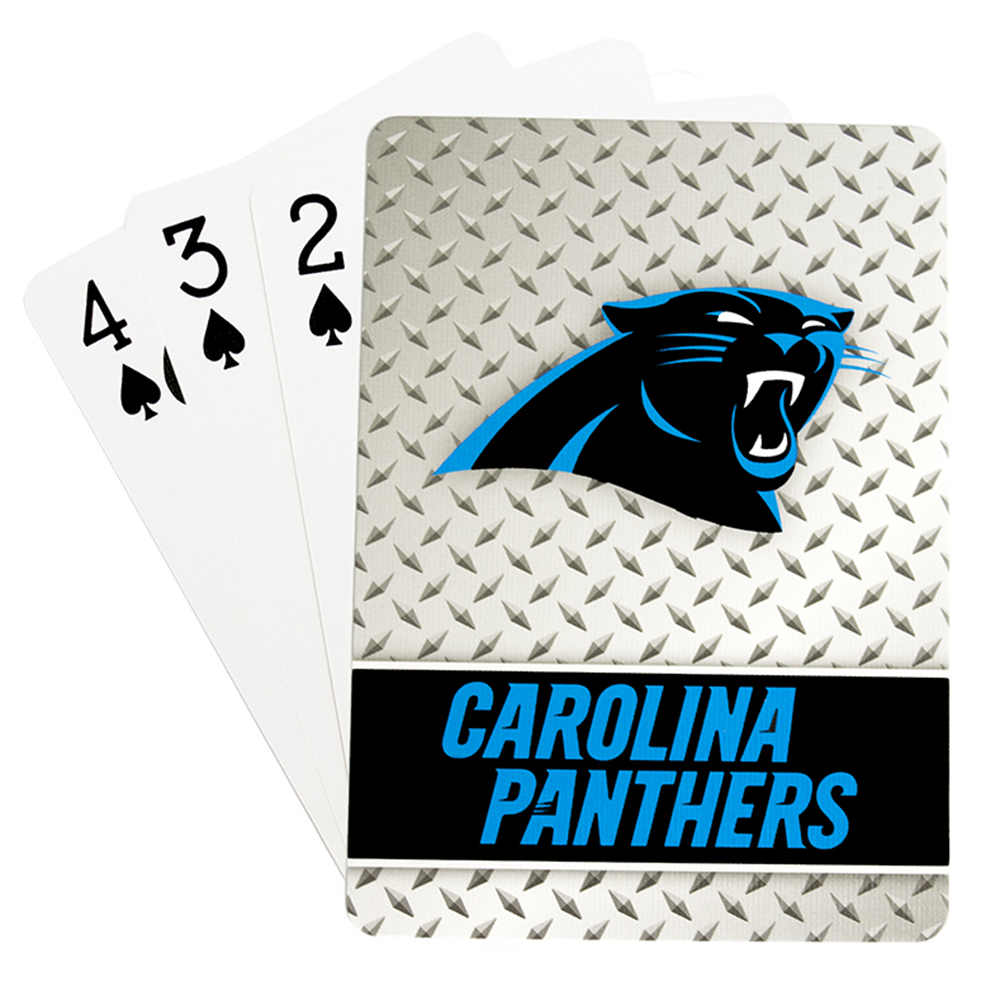 PSG-657175332421-IFS Carolina Panthers NFL Diamond Design Playing Cards