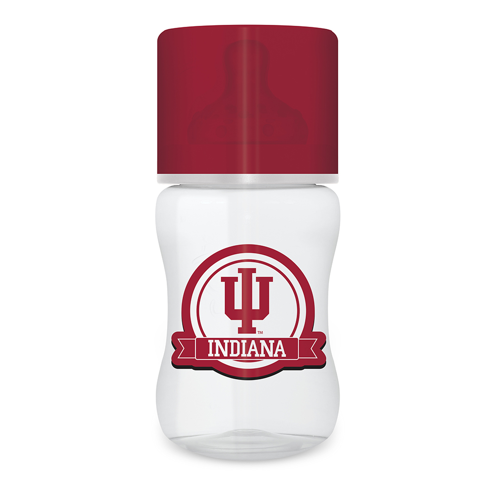 Picture of Baby Fanatic BFA-IND231-IFS 9 oz Indiana Hoosiers NCAA Baby Bottle