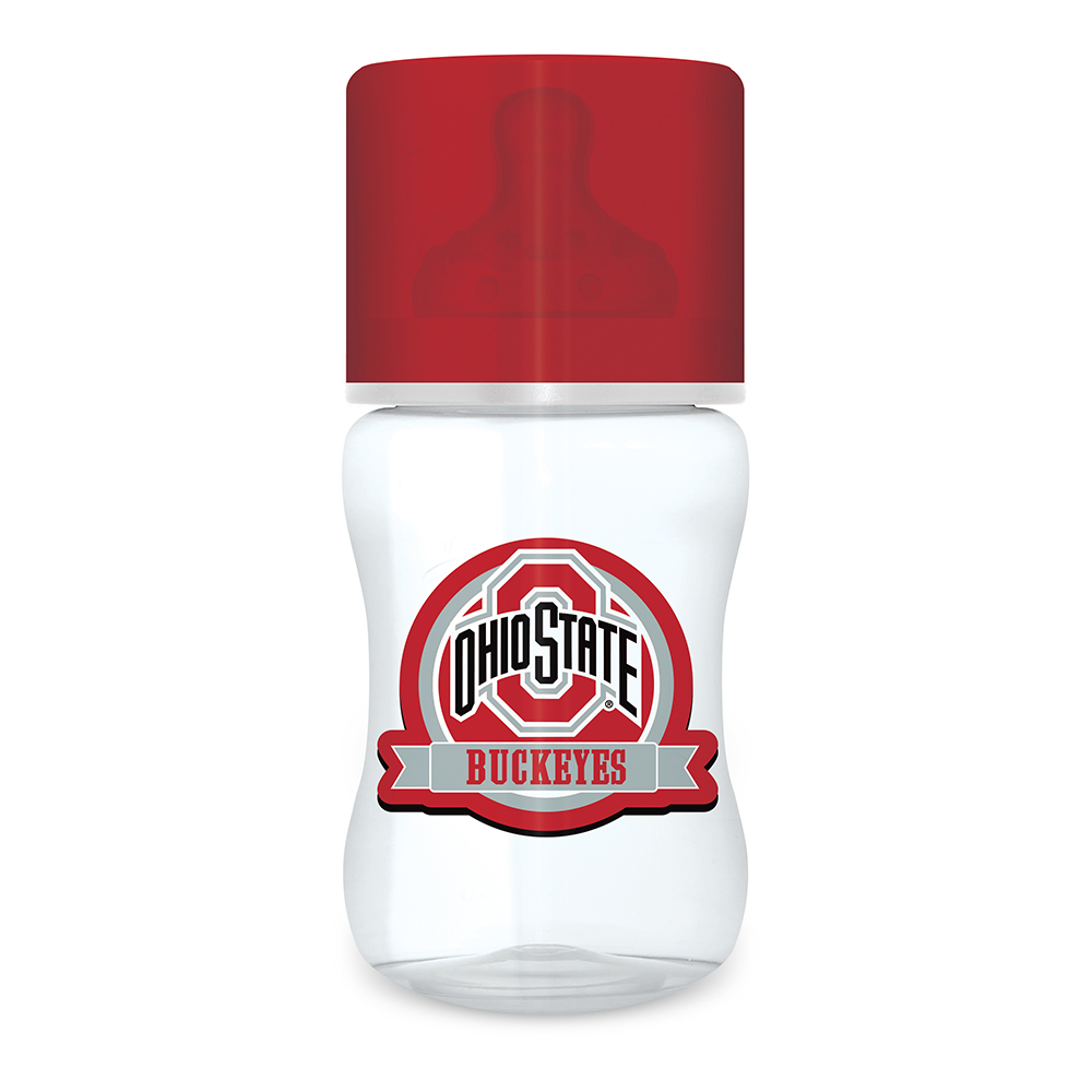 Picture of Baby Fanatic BFA-OST231-IFS 9 oz Ohio State Buckeyes NCAA Baby Bottle