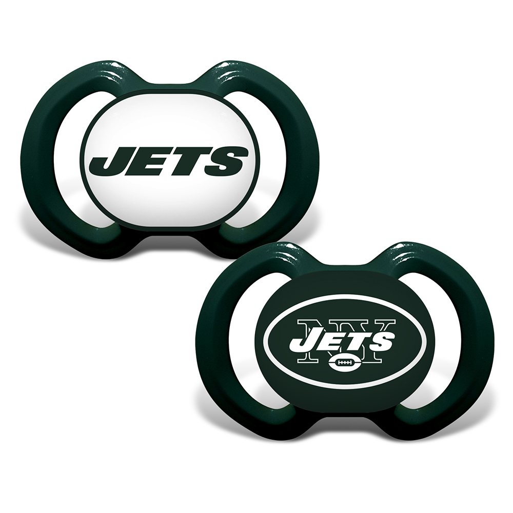 BFA-NYJ212-IFS New York Jets NFL Gen 3 Pacifier, Pack of 2